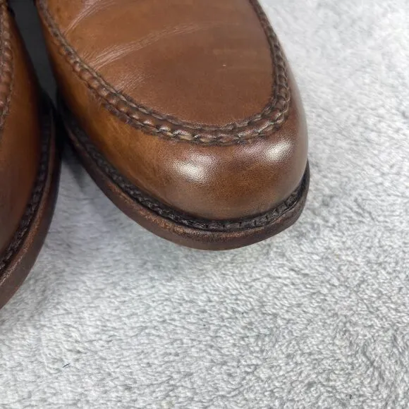 ALLEN EDMONDS Shoes Men's 11 D Brown Randolph Penny Loafers Made USA