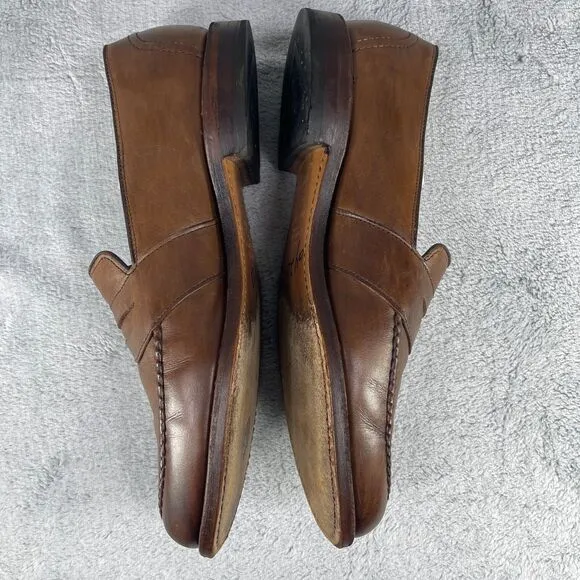 ALLEN EDMONDS Shoes Men's 11 D Brown Randolph Penny Loafers Made USA