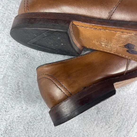ALLEN EDMONDS Shoes Men's 11 D Brown Randolph Penny Loafers Made USA