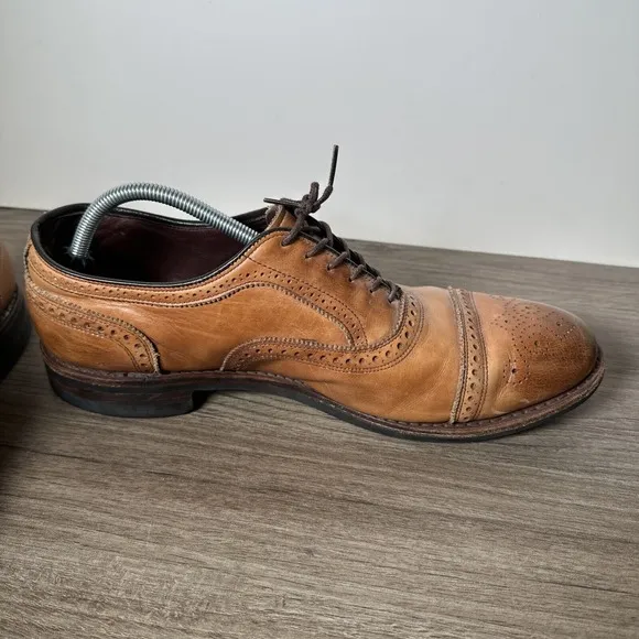 Allen Edmonds Strandmok Size 13 D Light Brown Dainite Sole