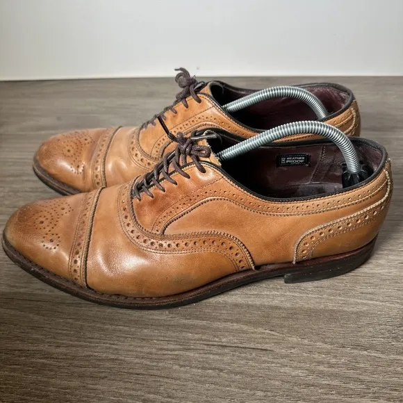 Allen Edmonds Strandmok Size 13 D Light Brown Dainite Sole