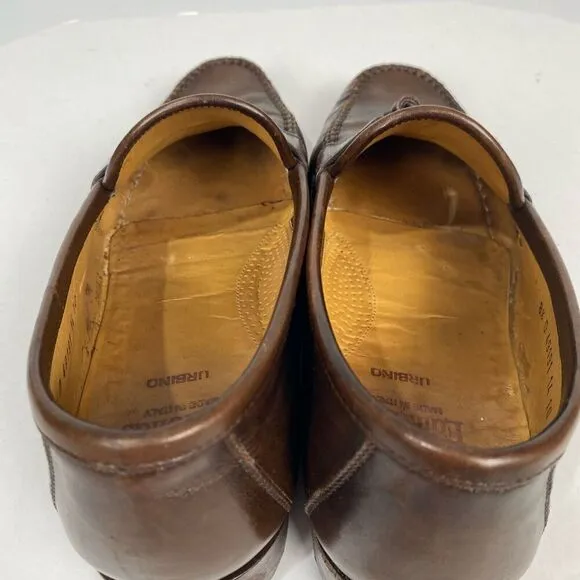 Allen Edmonds Urbino Moccasins Loafers Shoes Men SZ 8.1/2 Brown Calfskin Tassel