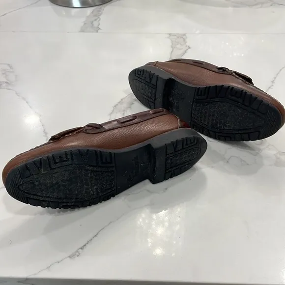 Allen Edmunds Loafers Men’s Brown Nashua Tassel Shoes Size 6.5