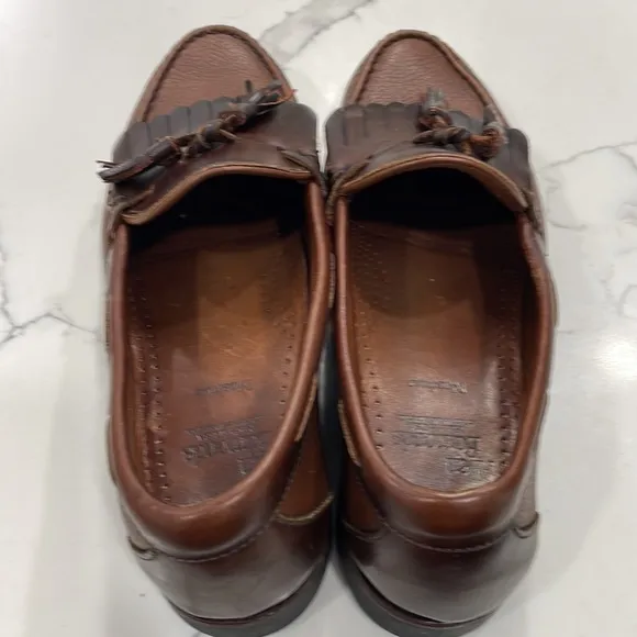 Allen Edmunds Loafers Men’s Brown Nashua Tassel Shoes Size 6.5