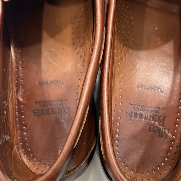 Allen Edmunds Loafers Men’s Brown Nashua Tassel Shoes Size 6.5
