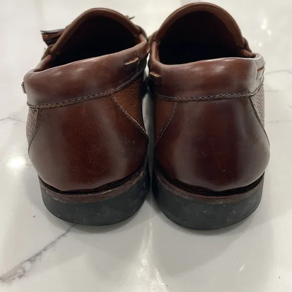 Allen Edmunds Loafers Men’s Brown Nashua Tassel Shoes Size 6.5