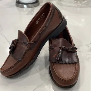 Allen Edmunds Loafers Men’s Brown Nashua Tassel Shoes Size 6.5