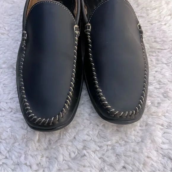Allen Edmonds Shoes El Paso Driving Loafers  Black Leather Mens SZ 11.5 D