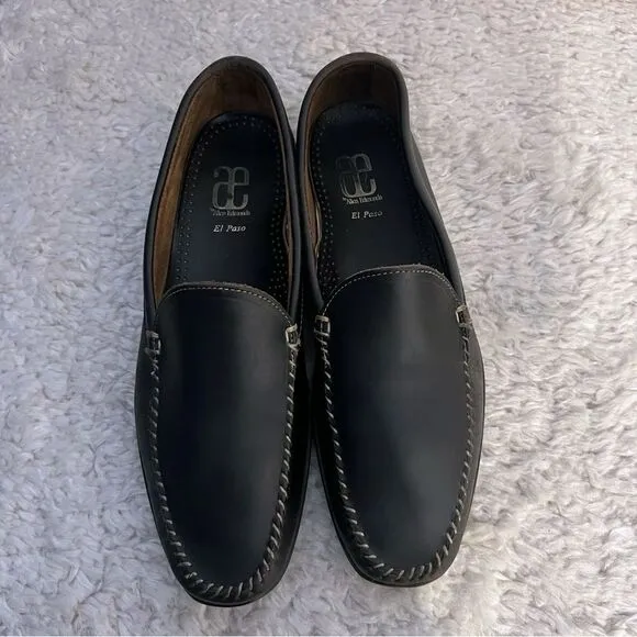 Allen Edmonds Shoes El Paso Driving Loafers  Black Leather Mens SZ 11.5 D