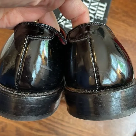 Allen Edmonds Spencer black patent leather dress shoes