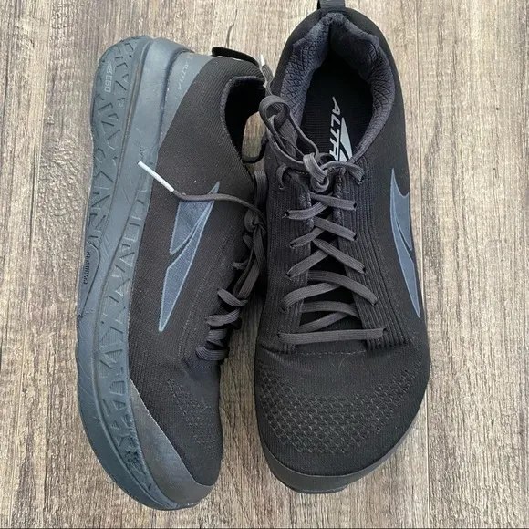 ALTRA MENS PARADIGM 4.5 COMFORT RUNNING SHOES SOLID BLACK ALM1948G000 SIZE 11.5