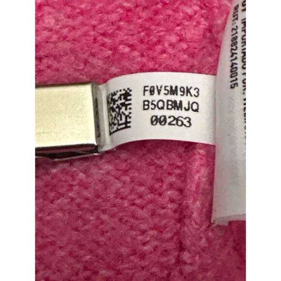 American Eagle Outfitters Pink Long Sleeve Soft Plush Sweater Recycled Polyester