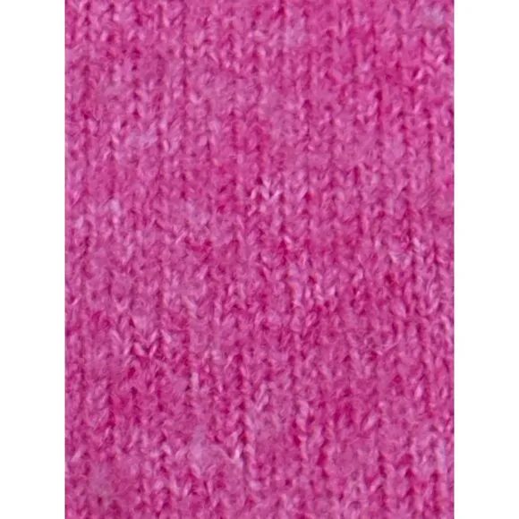 American Eagle Outfitters Pink Long Sleeve Soft Plush Sweater Recycled Polyester