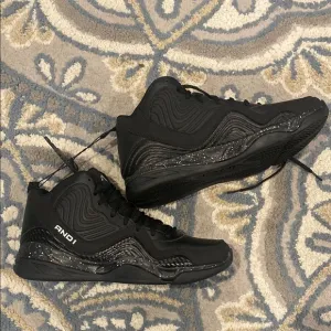 AND1 Men's Black Basketball Shoes