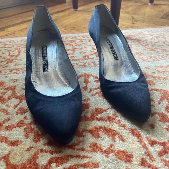 Andrea Pfister Unique 37 EU Black Cloth Heels