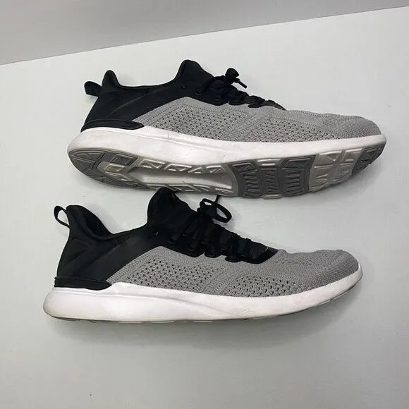APL SHOES Sneakers Size MEN 10.5 GRAY and BLACK TECHLOOM TRACER M 0621XC