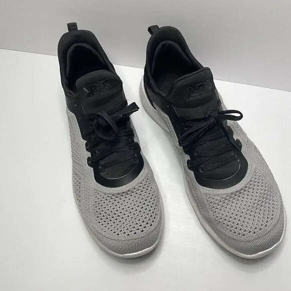 APL SHOES Sneakers Size MEN 10.5 GRAY and BLACK TECHLOOM TRACER M 0621XC