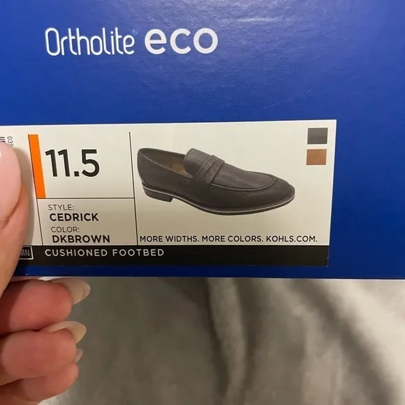 Apt. 9® Cedrick Men'sDress Loafers Mens Brown Shoes size 11.5 ortholite eco