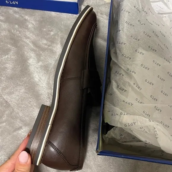 Apt. 9® Cedrick Men'sDress Loafers Mens Brown Shoes size 11.5 ortholite eco