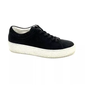 Aquatalia Grayson Sneakers Womens Size 5 Black Suede Leather Lace-up Shoes