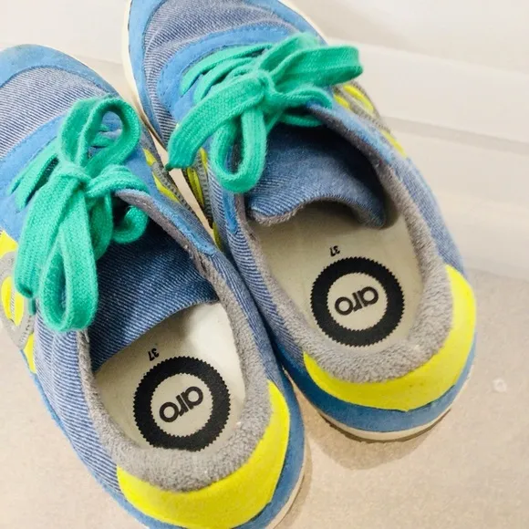 ARO athletic shoes women 37 blue green