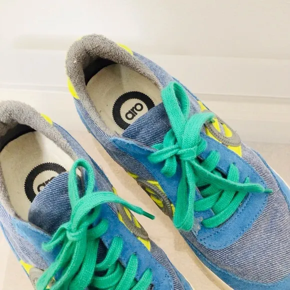 ARO athletic shoes women 37 blue green