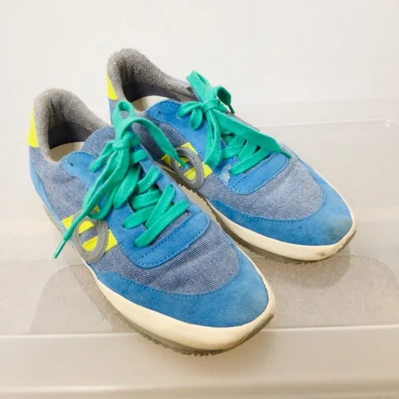 ARO athletic shoes women 37 blue green