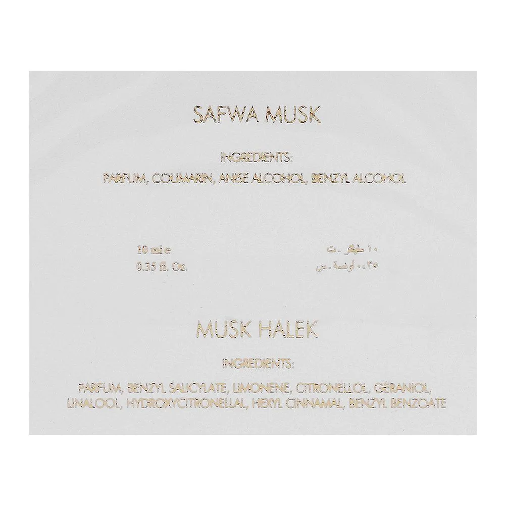 Asghar Ali Musk Collection Attar, 4x10ml | Bahrain | Fragrance For Men & Women
