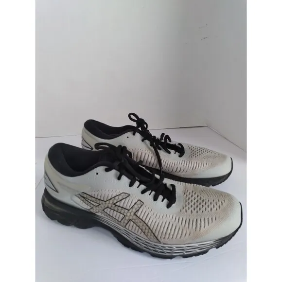 ASICS‎ Gel-Kayano 25 Running Athletic Sneaker White Black Performance Training