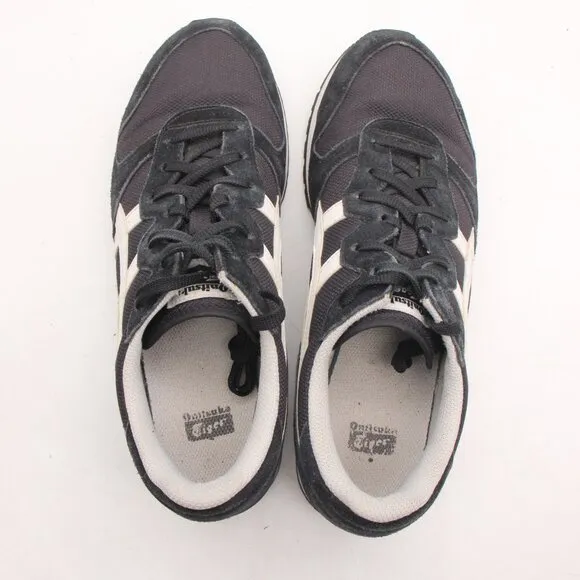 Asics Onitsuka Tiger Alvarado Athletic Shoes Men's 11 Black White Suede D845L