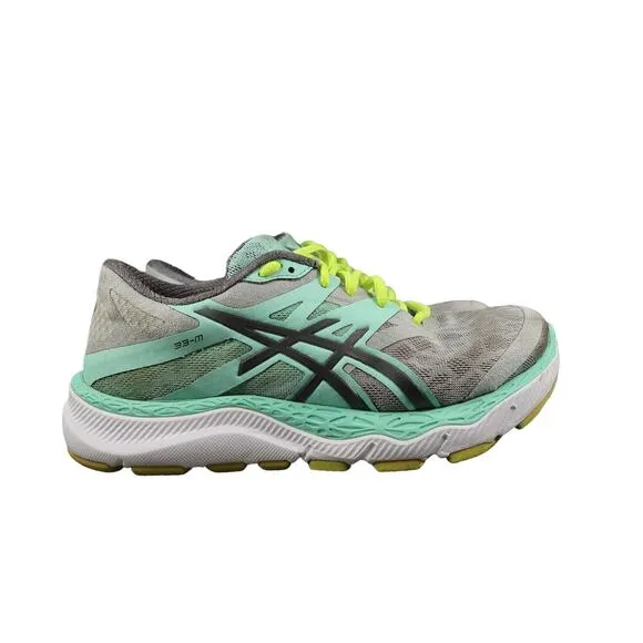 Asics Shoes Womens 6.5 Athletic Trainer 33-M Running Comfort Sport Cushion Grey