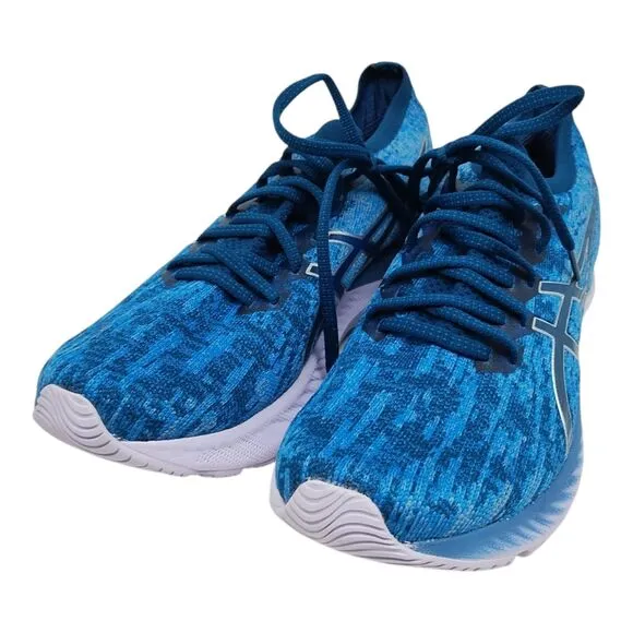 ASICS Women's Gel-Nimbus 23 Knit Running Shoes Mako Blue Size 10.5 Women
