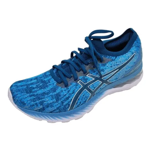 ASICS Women's Gel-Nimbus 23 Knit Running Shoes Mako Blue Size 10.5 Women