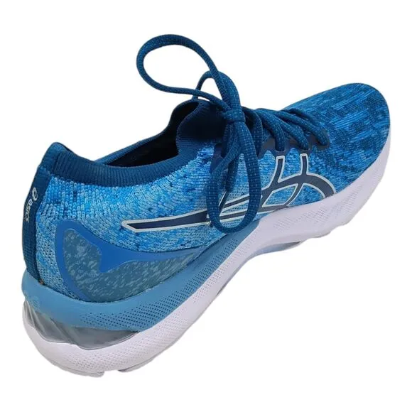 ASICS Women's Gel-Nimbus 23 Knit Running Shoes Mako Blue Size 10.5 Women