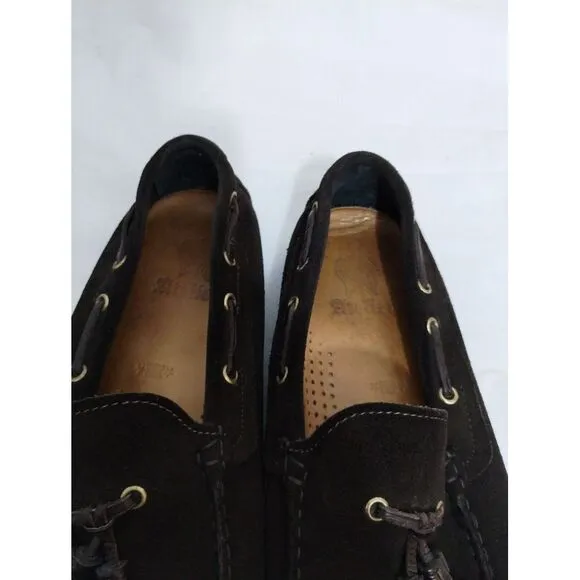Atelier Men's Suede Slip On‎ Tasseled Driving Loafers Moccasins Size 45