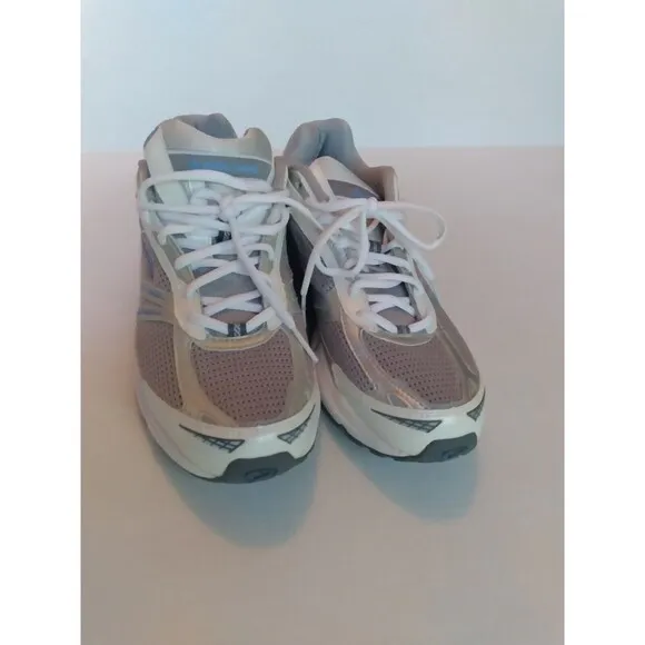 Athletic Running Shoes‎ Mesh Breathable Training Sneakers Grey &amp; White
