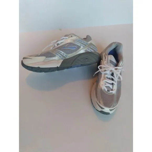 Athletic Running Shoes‎ Mesh Breathable Training Sneakers Grey &amp; White