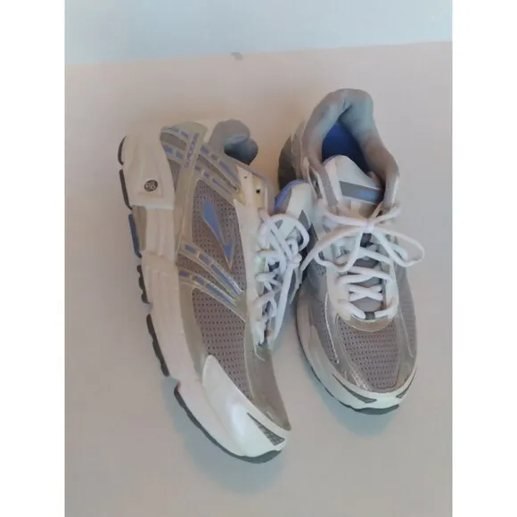 Athletic Running Shoes‎ Mesh Breathable Training Sneakers Grey &amp; White