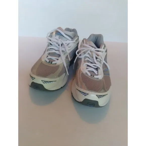Athletic Running Shoes‎ Mesh Breathable Training Sneakers Grey &amp; White