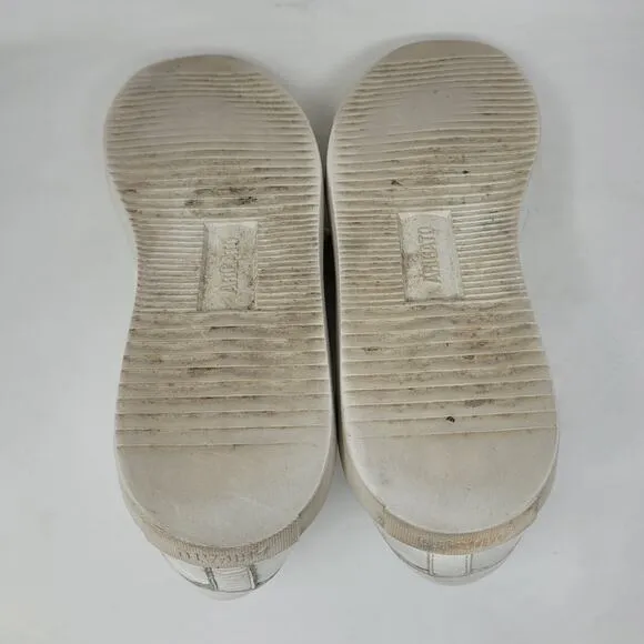 Axel Arigato Shoes Men 10 White Leather Clean 90 Sneakers Lace Up Distressed