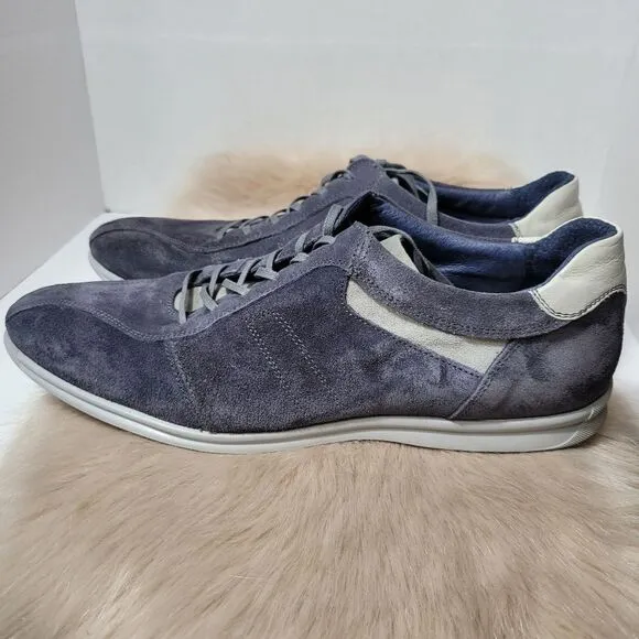 Bacco Bucci Men's Gray Suede Mens Sneakers Shoes Size 12