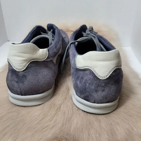 Bacco Bucci Men's Gray Suede Mens Sneakers Shoes Size 12