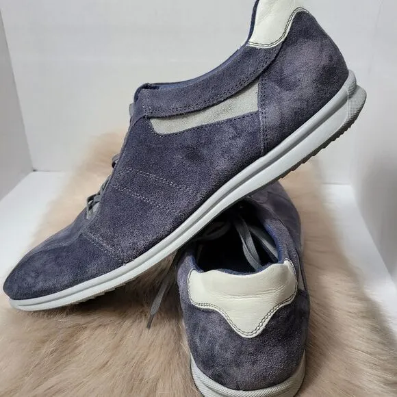 Bacco Bucci Men's Gray Suede Mens Sneakers Shoes Size 12