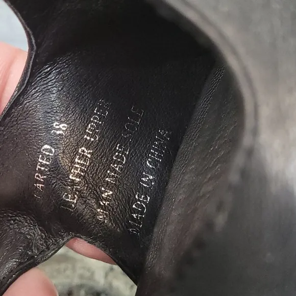 bakers Elite Black Leather Shoes