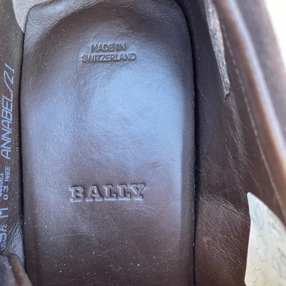 BALLY Annabel Suede Chocolate shoes