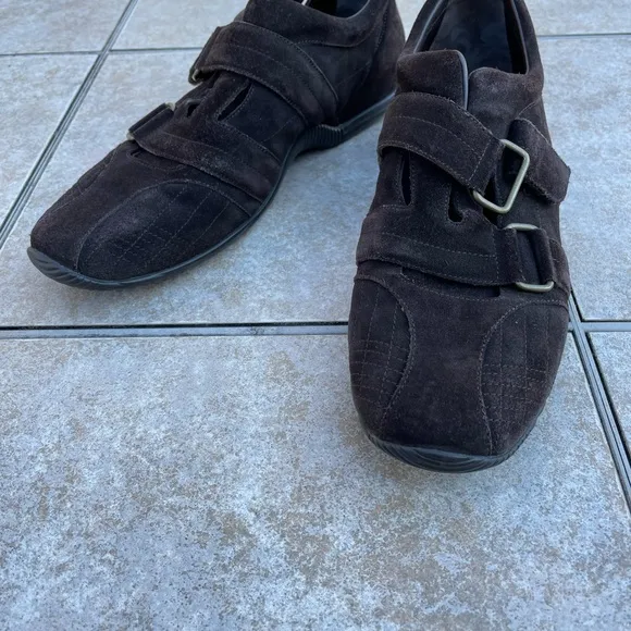 BALLY Annabel Suede Chocolate shoes