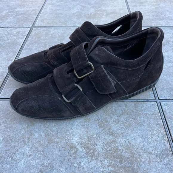 BALLY Annabel Suede Chocolate shoes