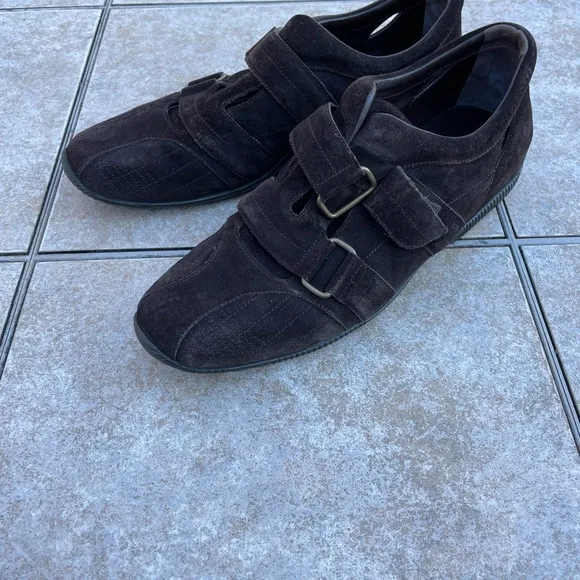 BALLY Annabel Suede Chocolate shoes