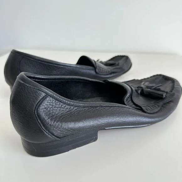 Bally Loafers Mens 7 US Leather Tassel Shoes Carpino Vintage