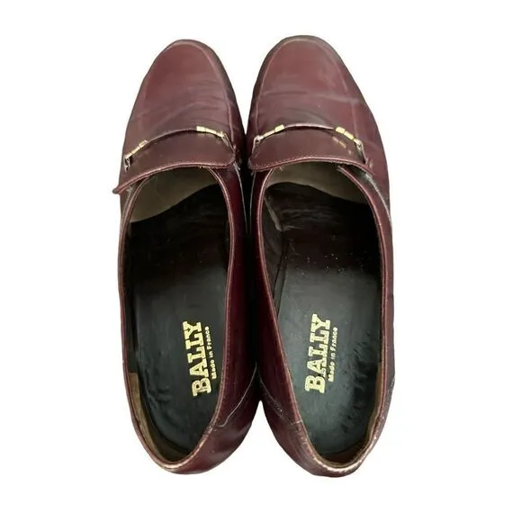 BALLY Farsene SoftChain Cordovan Color Made InFrance Men SZ10 E